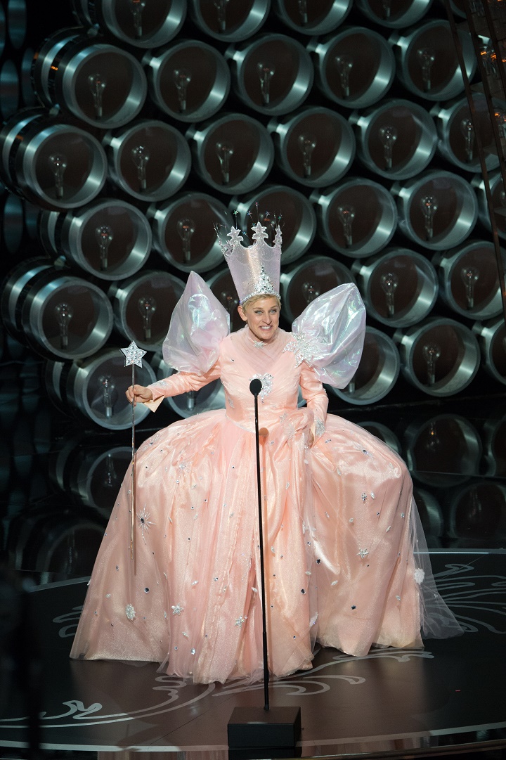 Ellen DeGeneres (Glinda the Good Witch from 'Wizard of Oz') Oscars