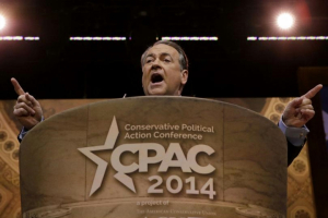 Mike Huckabee addresses audience at CPAC. (Photo: CPAC) <br/>