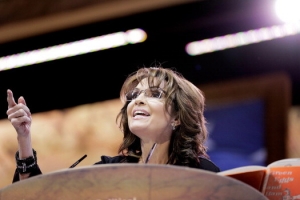 Conservative pundit, television personality and former V.P. candidate Sarah Palin speaks during the Conservative Political Action Conference (CPAC) at the Gaylord International Hotel on March 8, 2014 in National Harbor, Maryland. Photo by T.J. Kirkpatrick/Getty Images <br/>