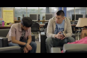 Jeremy Lin in ''Lost for Words,'' an inspirational short film produced by Jubilee Project. (Screen capture of Youtube video/Jubilee Project) <br/>