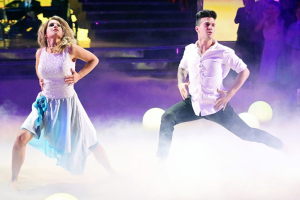Candace Cameron Bure with her dancing partner Mark Ballas on 'Dancing with the Stars.' (ABC) <br/>