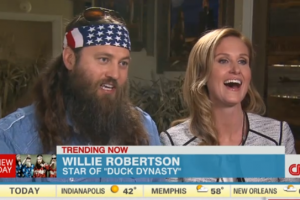 'Duck Dynasty's Willie and Korie Robertson (Photo: CNN) <br/>