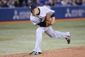Masahiro Tanaka went seven innings, allowing three runs on six hits with eight strikeouts and no walks.  <br/>