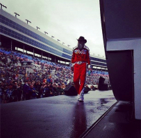 Mr. Silas Robertson strutting his stuff at the Duck Commander 500. (Photo: Duck Dynasty on A&E) <br/>