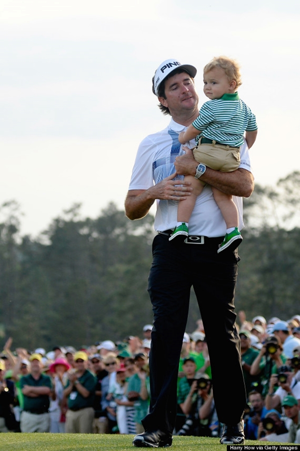 Bubba Watson and Adopted Son