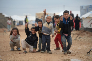 Syrian children in refugee camps. (Getty Images) <br/>