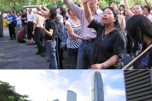 Believers participated in worshipping and praying for the victims of the Sichuan earthquake. <br/>(Gospel Herald) 