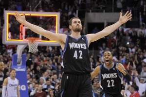 Kevin Love is entering the last year of his contract in Minnesota. <br/>NBA