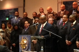 100 Black Pastors in Detroit, Michigan are taking a stand against Judge Friedman's overruling of an amendment that defines marriage as between a man and a woman. (Courtesy of Stacy Swamp) <br/>