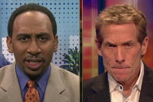 Stephen A. Smith and Chip Bayless on First Take. <br/>athlonsports.com