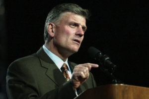 Billy Graham's son has come under fire before for his outspoken stance against gay marriage and abortion. (AP) <br/>