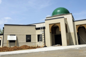 Construction continues on the Islamic Center of Murfreesboro Thursday, July 19, 2012 in Murfreesboro, Tenn. (AP) <br/>