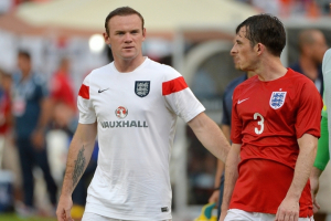 The English are counting on Rooney against Uruguay. <br/>AP