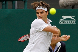 Federer's serve has been fantastic so far. <br/>