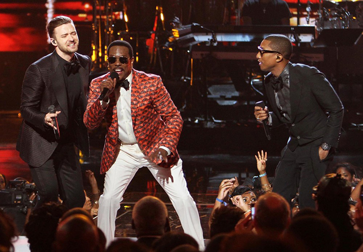 BET Awards 2013 Charlie Wilson, Justin Timberlake, Pharrell Williams