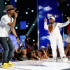 Pharrell & Missy Elliott performing at the BET Awards 2014