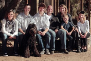 The Eskelund family in 2013 <br/>www.worldmag.com
