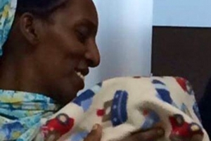 Meriam Ibrahim said that two-month-old Maya (both pictured) will undergo an ultrasound to confirm that she will be able to walk<br />
<br />
 <br/>AP