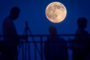 The moon is close to Earth right now. <br/>Reuters