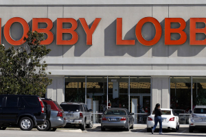 Hobby Lobby President Steve Green said company should not have to provide insurance coverage for IUDs and morning-after pills for its 13,000 employees. (AP) <br/>
