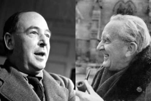 Lewis, left, and Tolkien, right, both taught at Oxford University. (AP) <br/>