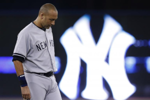 Yankees shortstop Derek Jetter announced his retirement after 2014 season. (Reuters) <br/>