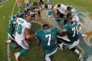 Michael Vick knows the power of prayer, and has been changed by his relationship with Christ. <br/>AP