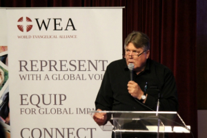 Pastor Charles Kopp speaks at the World Evangelical Alliance conference in New York City. (Photo: The Christian Post) <br/>