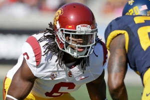 Usc defensive back Josh Shaw (6) said he acted on instinct and ignored risk of bodily harm to save his drowning nephew. <br/>AP