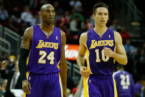Bryant(24) and Nash(10) will lead the Lakers to the playoffs next season. <br/>Laker Nation