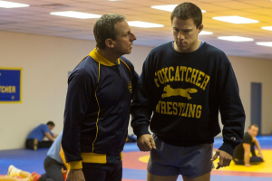 Early reviews of ''Foxcatcher,'' the new thriller starring Steve Carell and Channing Tatum, are ecstatic.   <br/>Sony Pictures
