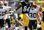 Pittsburgh Steelers Antonio Brown Flying Kick