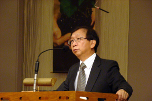 As the guest speaker, Rev. Carter Yu from China Graduate School of Theology encouraged the ministers to fight the good fight of truth. <br/>Gospel Herald 