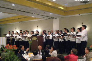 Choir performances by Chinese Christian Church Music Institute for Worship Choir directed by Dr. Richard Lin was among the highlight of the night. <br/>CWTS
