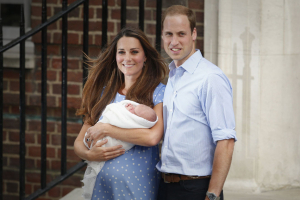 Princess Kate and Prince William following the birth of Prince George (Photo: Duck and Duchess of Cambridge.org) <br/>