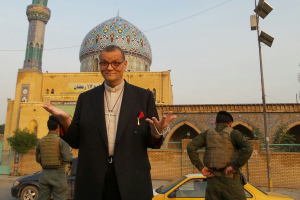 Canon Andrew White, or the ''Vicar of Baghdad,'' pastors the last church in the capital city of Iraq. <br/>