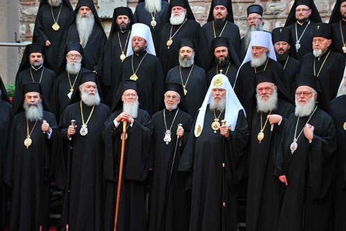 Orthodox Christian leaders gathered at the Ecumenical Patriarchate in Istanbul, Turkey to recommit themselves to overcoming internal division from October 10-12, 2008. <br/>(Photo: D. Panagos)