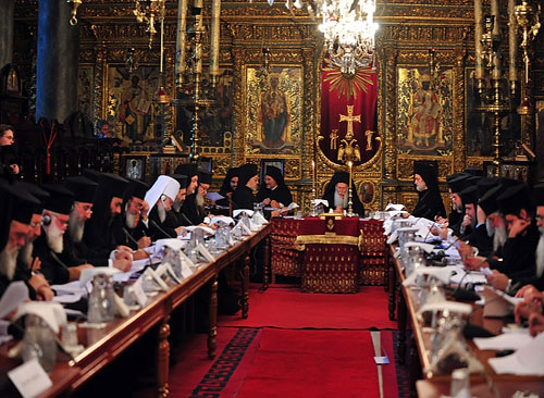 Orthodox Christian leaders gathered at the Ecumenical Patriarchate in Istanbul, Turkey to recommit themselves to overcoming internal division from October 10-12, 2008. <br/>(Photo: D. Panagos)