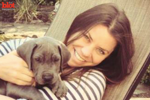 Brittany Maynard, 29, pictured with her dog, Charlie (MommyDish.net photo) <br/>
