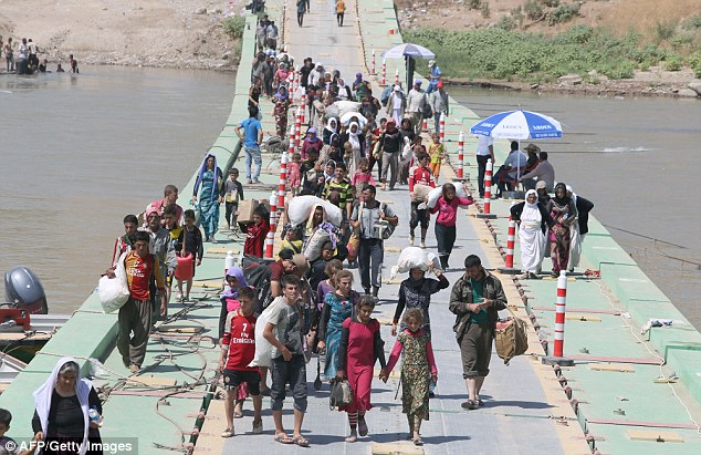 Yazidi Refugees Escaping ISIS