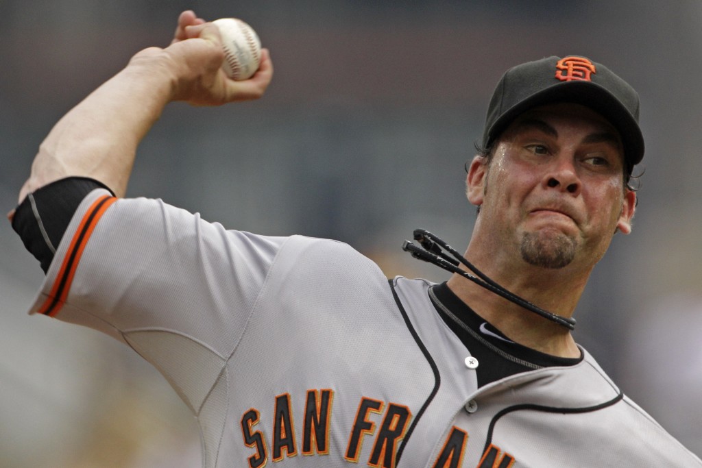 San Francisco Giants pitcher Ryan Vogelsong
