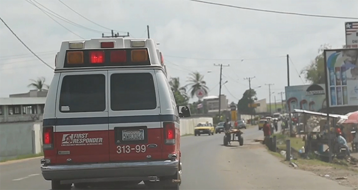 Liberian ambulance