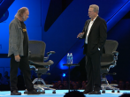 Neil Young and Al Gore at Dreamforce 2014
