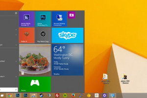 Windows 10 desktop <br/>