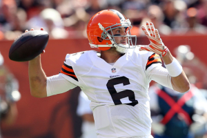 Browns quarterback Brian Hoyer has won nine of his last twelve starts. (Credit Ron Schwane/Reuters) <br/>