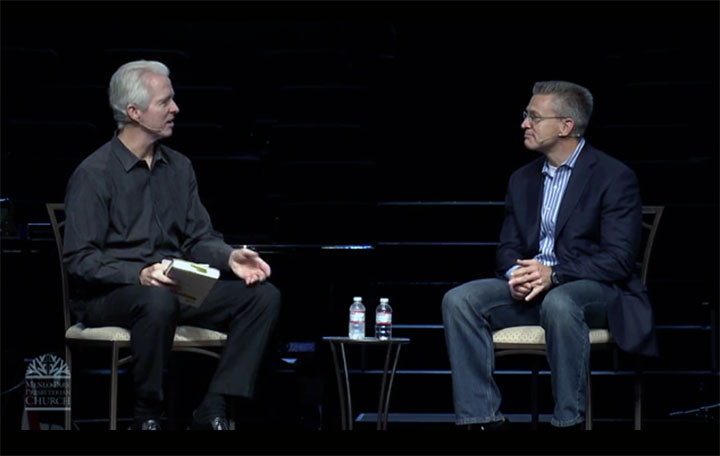 Pastor John Ortberg interviews IJM President and Founder Gary Haugen