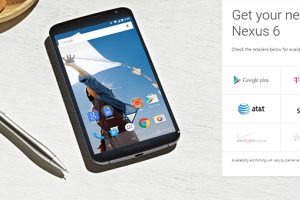 Nexus 6 is now available for AT&T, Sprint, and T-Mobile customers. Photo: Google <br/>