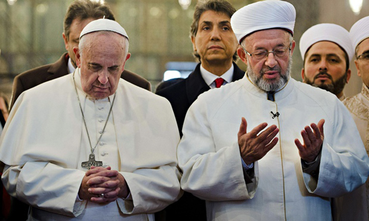 Pope Francis and Cleric Yaran