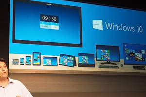 Windows 10 reveal from September. Photo: Microsoft <br/>
