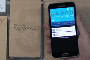Android 5.0 Lollipop running on a Samsung Galaxy S5. Photo: SamMobile <br/>